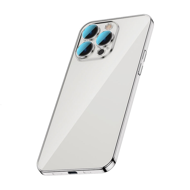 For iPhone 12 Pro Glass Lens Protection PC Electroplating Phone Case