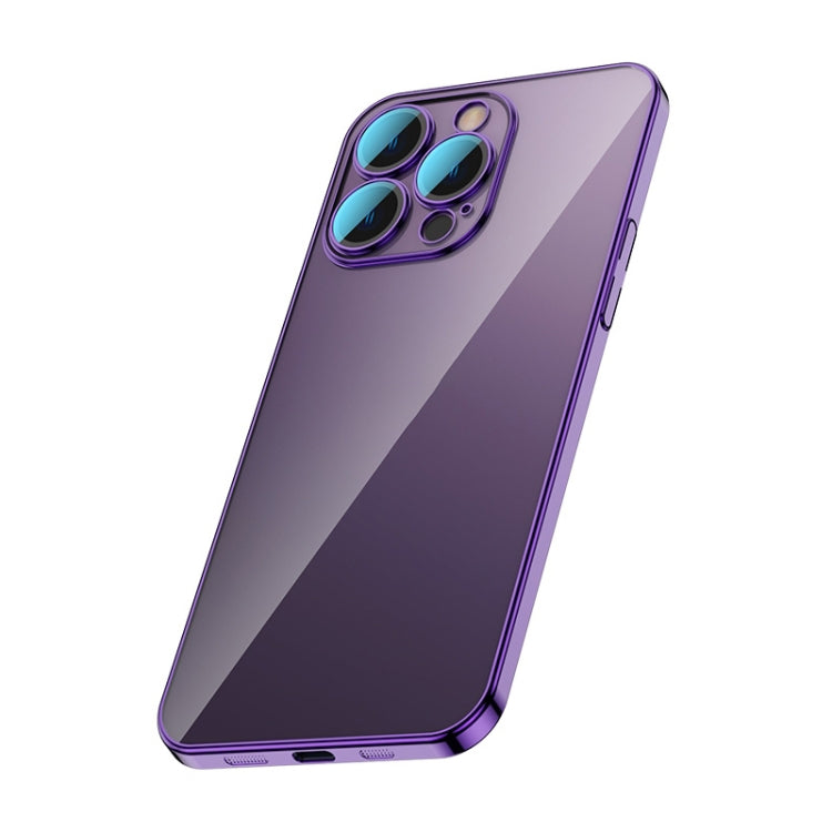 For iPhone 12 Pro Glass Lens Protection PC Electroplating Phone Case