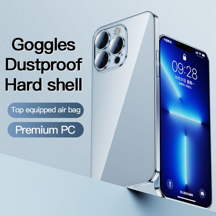 For iPhone 12 Pro Glass Lens Protection PC Electroplating Phone Case