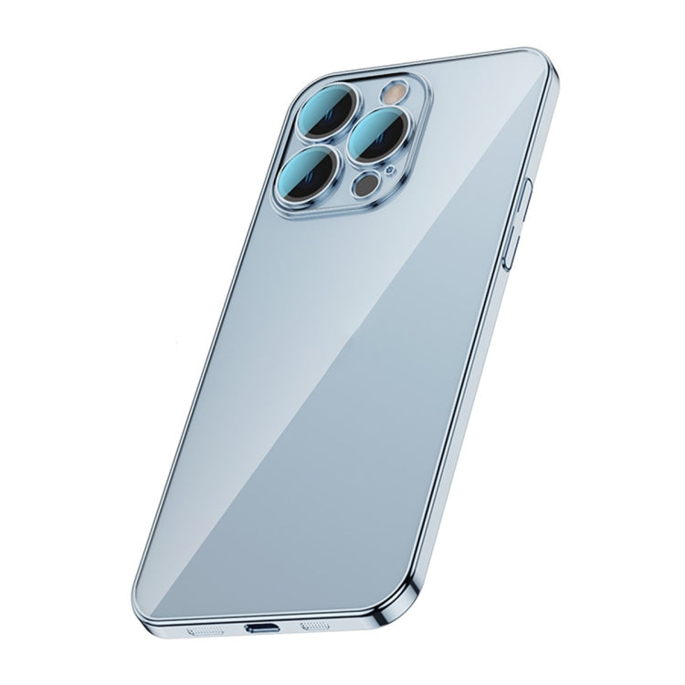 For iPhone 12 Pro Max Glass Lens Protection PC Electroplating Phone Case