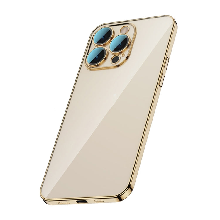 For iPhone 12 Pro Max Glass Lens Protection PC Electroplating Phone Case