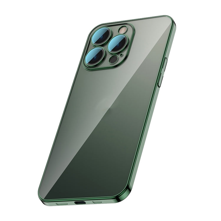 For iPhone 12 Pro Max Glass Lens Protection PC Electroplating Phone Case