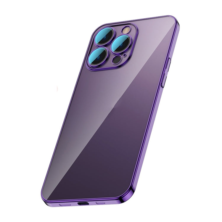 For iPhone 12 Pro Max Glass Lens Protection PC Electroplating Phone Case