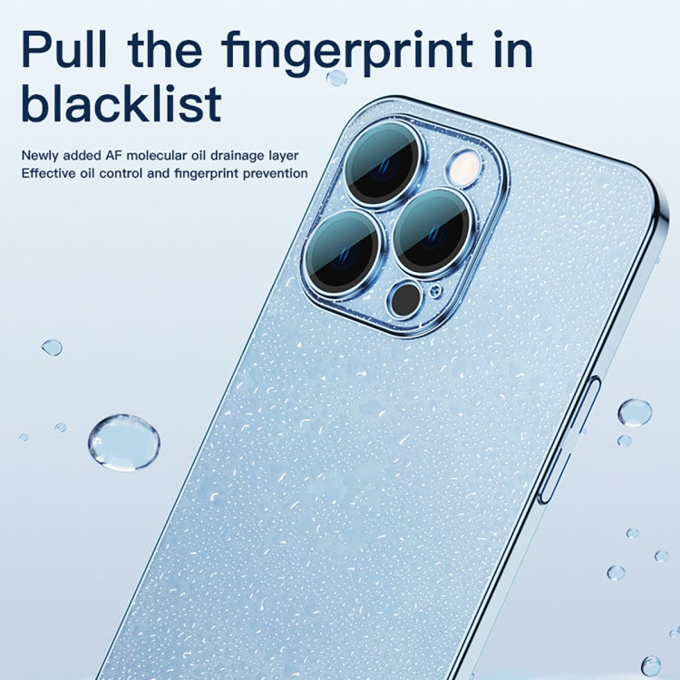 For iPhone 12 Pro Max Glass Lens Protection PC Electroplating Phone Case