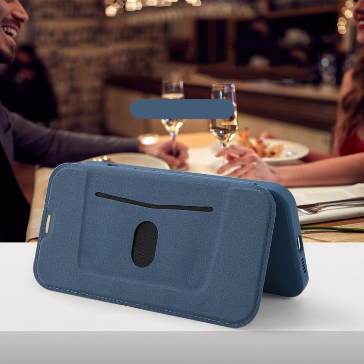 For Samsung Galaxy S23+ 5G Imitate Liquid Skin Feel Leather Phone Case with Card Slots