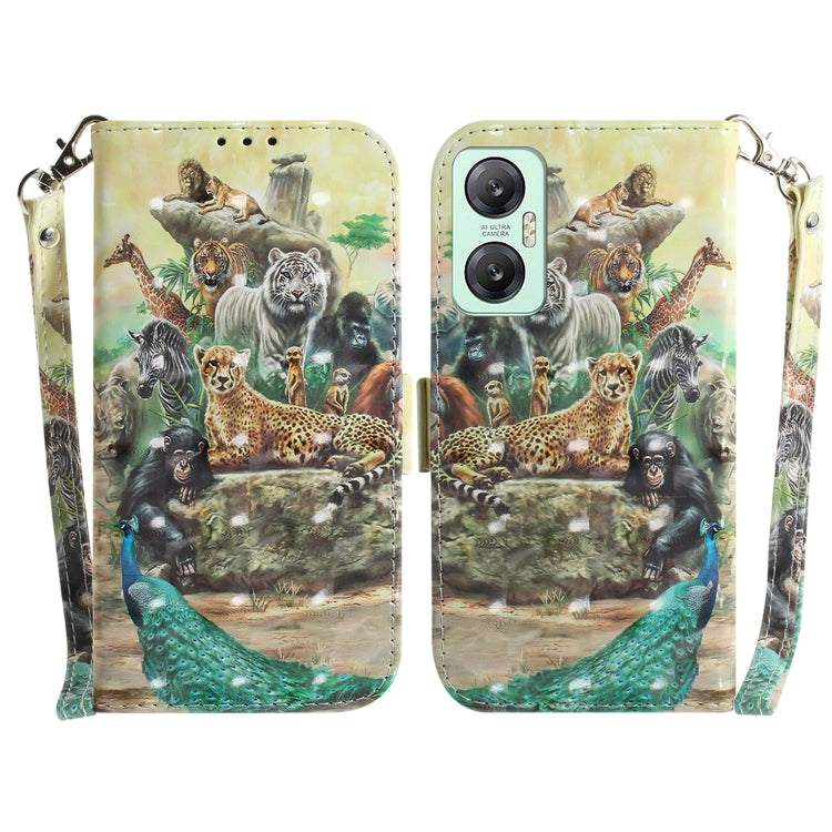 For Infinix Hot 20 5G 3D Colored Horizontal Flip Leather Phone Case