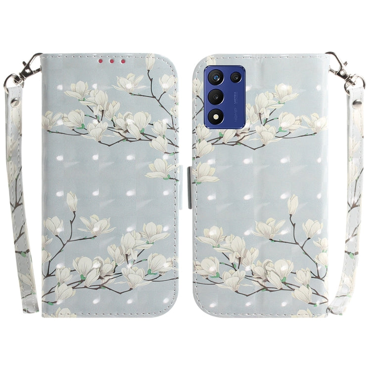 For Realme Q3S / Q3T / 9 SE / 9 5G Speed 3D Colored Horizontal Flip Leather Phone Case