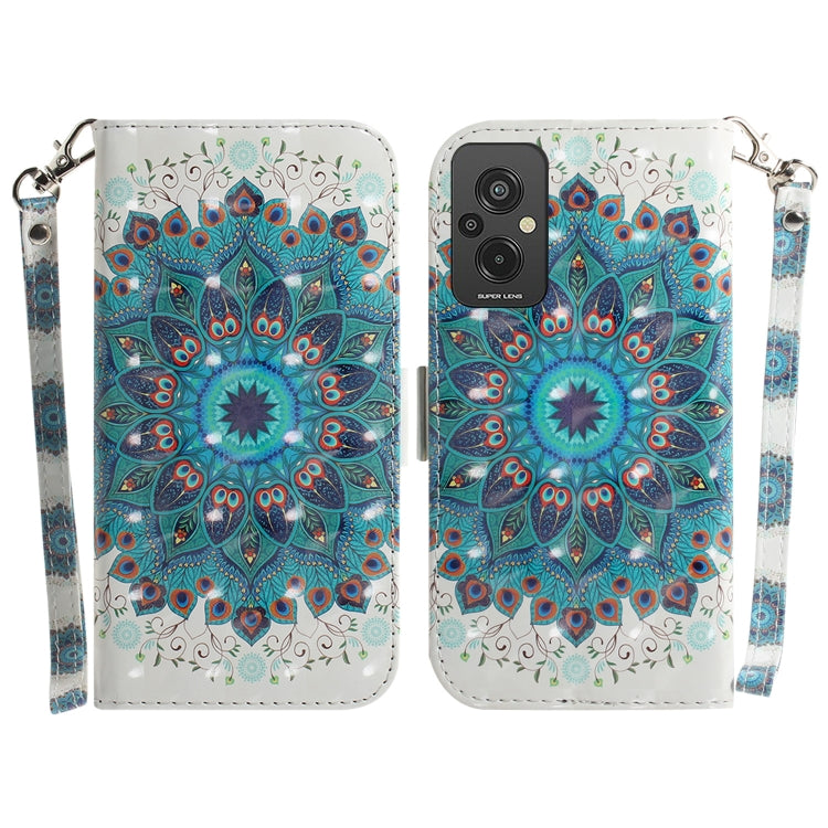 For Xiaomi Redmi 11 Prime 4G 3D Colored Horizontal Flip Leather Phone Case