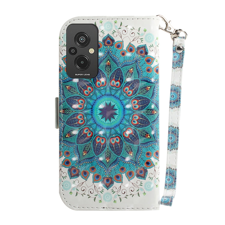 For Xiaomi Redmi 11 Prime 4G 3D Colored Horizontal Flip Leather Phone Case