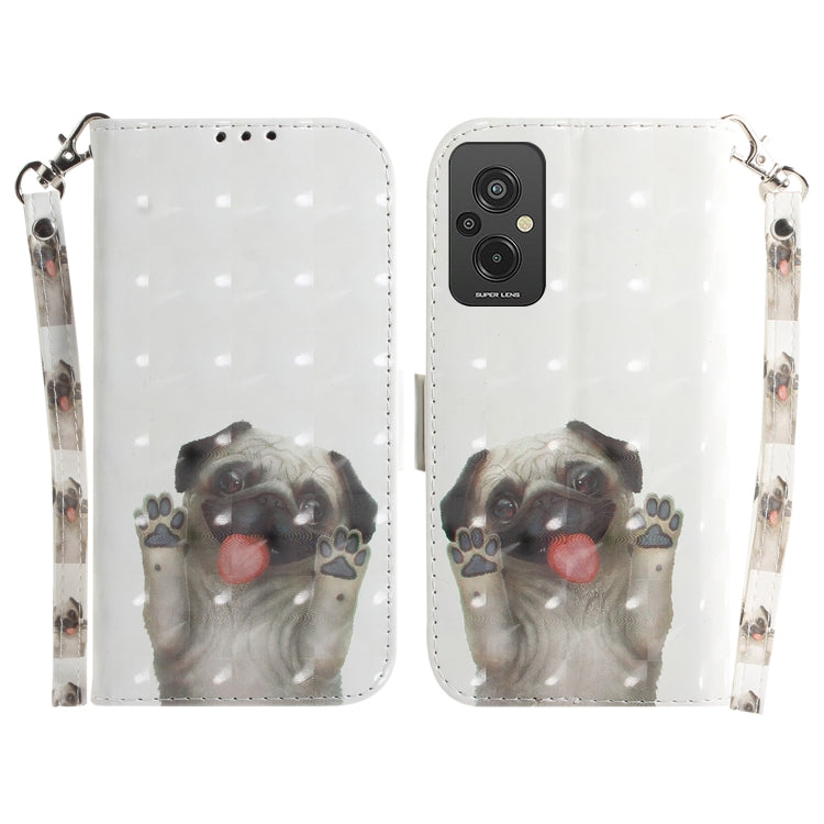 For Xiaomi Redmi 11 Prime 4G 3D Colored Horizontal Flip Leather Phone Case
