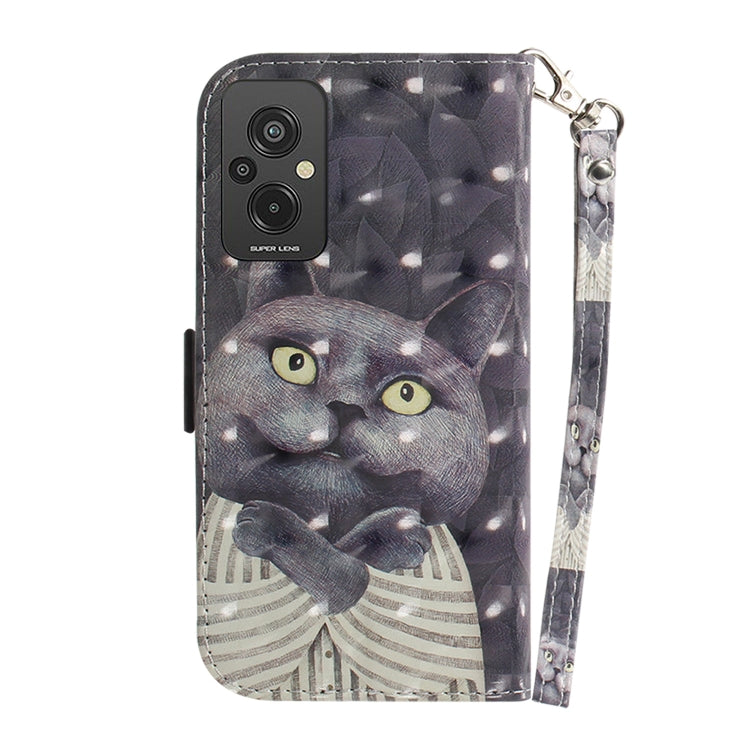 For Xiaomi Redmi 11 Prime 4G 3D Colored Horizontal Flip Leather Phone Case