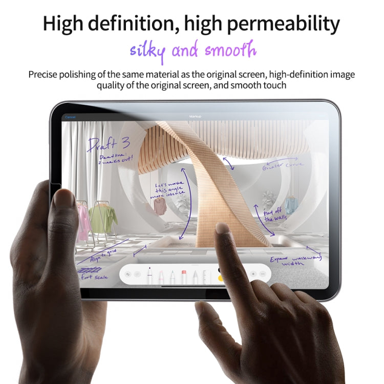For iPad mini 5 / mini 4 0.3mm Easy Install Green Light Eye-Protection Tempered Glass Film