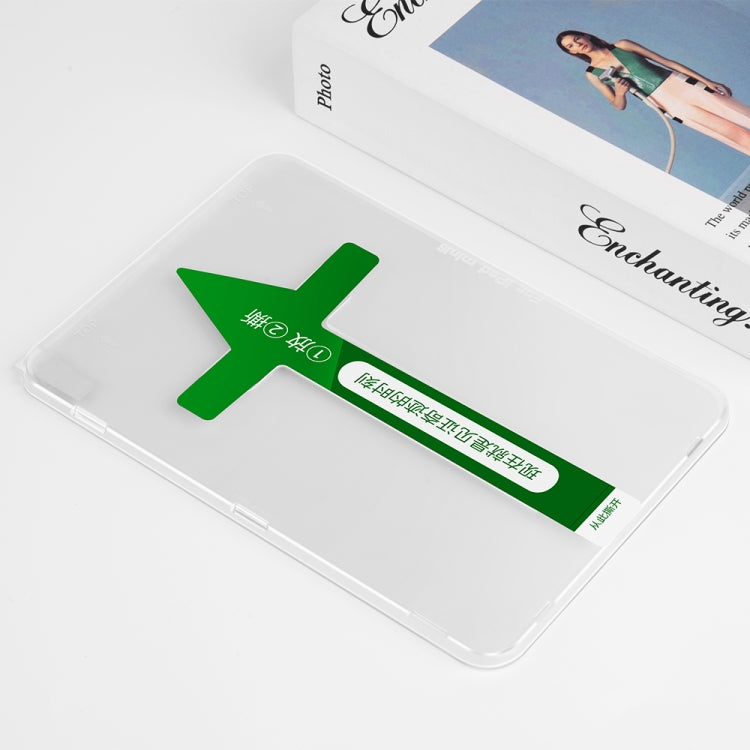 For iPad 10.2 2021 / 2020 / 2019 0.3mm Easy Install Green Light Eye-Protection Tempered Glass Film