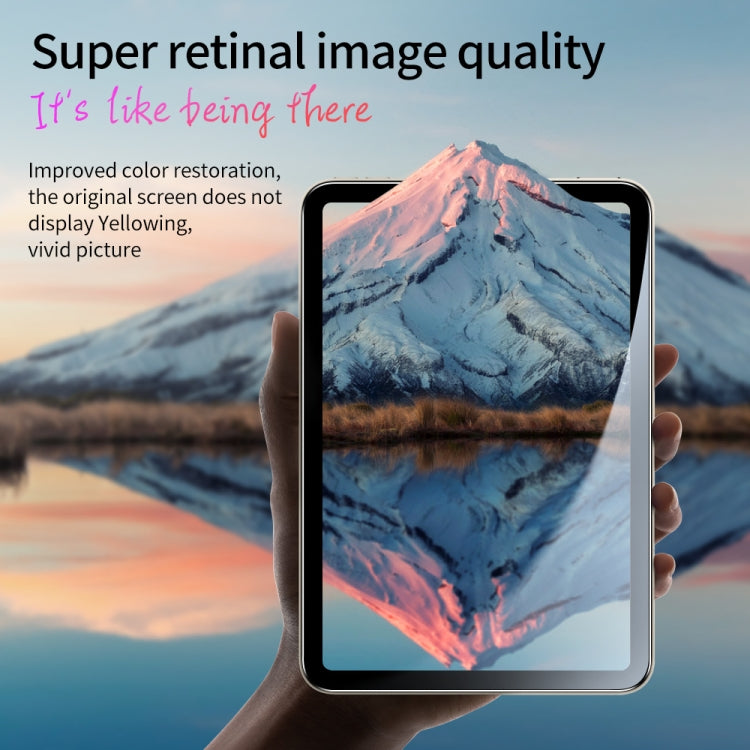 For iPad 10.2 2021 / 2020 / 2019 0.3mm Easy Install Green Light Eye-Protection Tempered Glass Film
