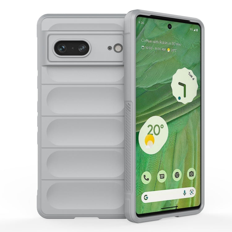 For Google Pixel 7 Magic Shield TPU + Flannel Phone Case