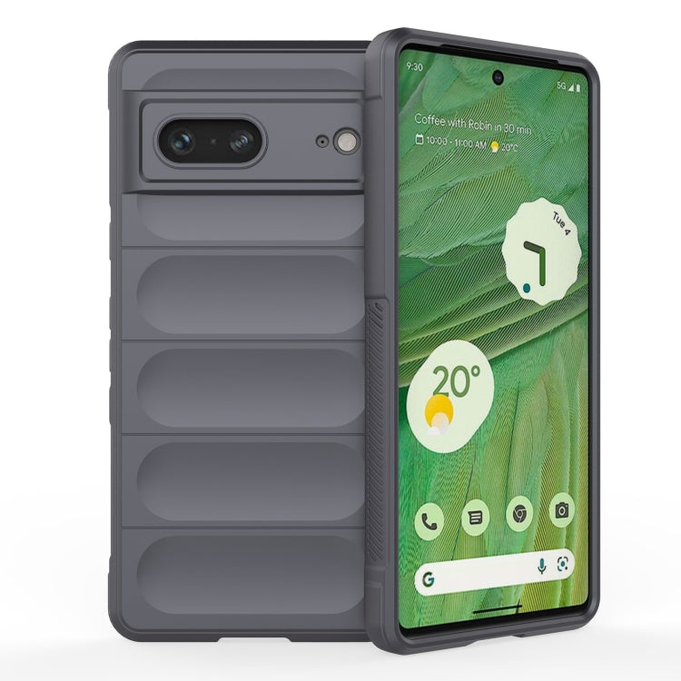 For Google Pixel 7 Magic Shield TPU + Flannel Phone Case