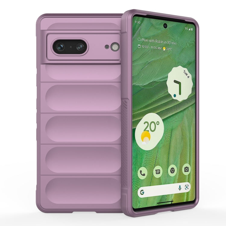 For Google Pixel 7 Magic Shield TPU + Flannel Phone Case