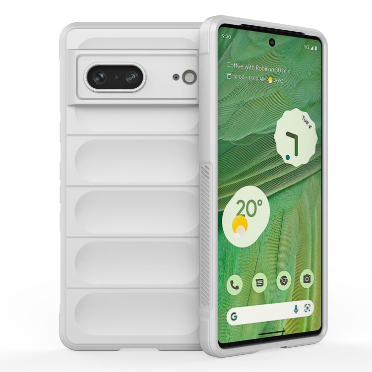 For Google Pixel 7 Magic Shield TPU + Flannel Phone Case