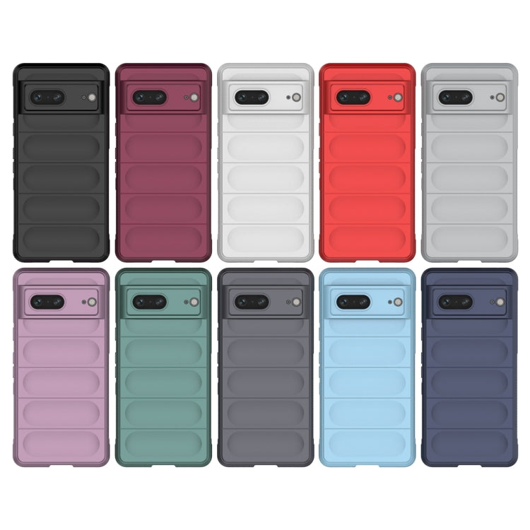 For Google Pixel 7 Magic Shield TPU + Flannel Phone Case