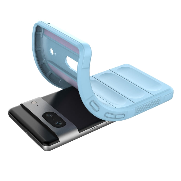 For Google Pixel 7 Magic Shield TPU + Flannel Phone Case