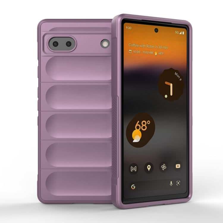For Google Pixel 6a Magic Shield TPU + Flannel Phone Case