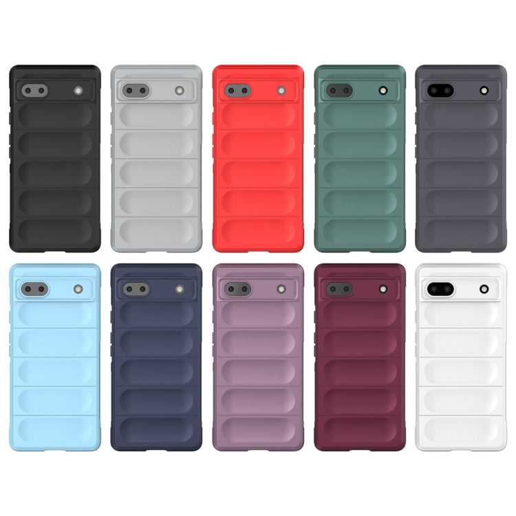For Google Pixel 6a Magic Shield TPU + Flannel Phone Case