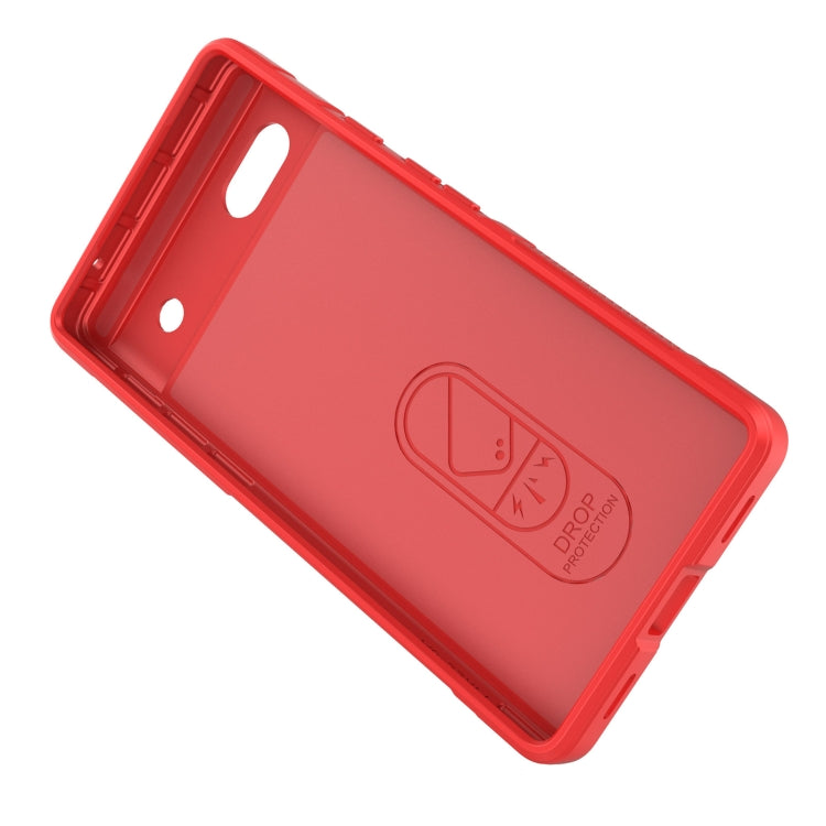 For Google Pixel 6a Magic Shield TPU + Flannel Phone Case