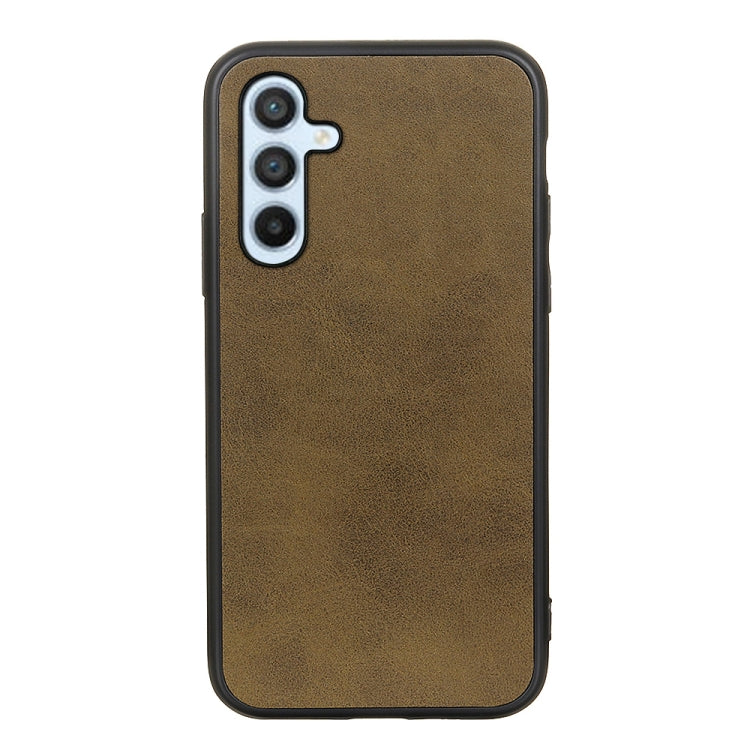 For Samsung Galaxy A54 5G Accurate Hole Two-color Calf Texture PU Phone Case