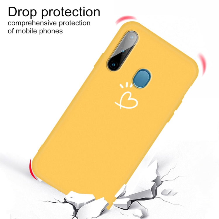 For Galaxy A11 / M11 Frosted Candy-Colored Ultra-thin TPU Phone