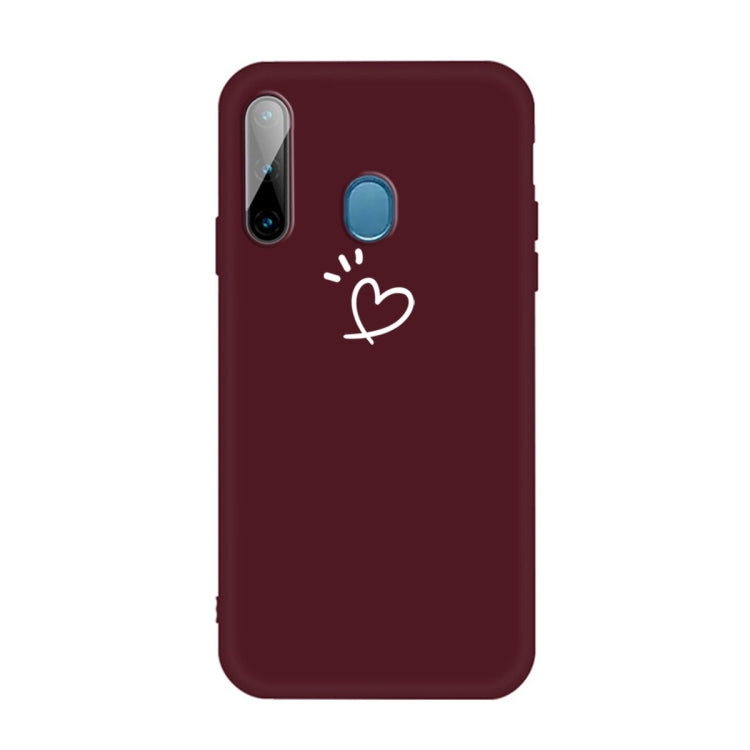 For Galaxy A11 / M11 Frosted Candy-Colored Ultra-thin TPU Phone