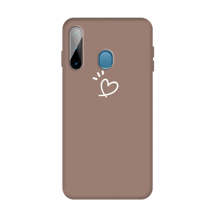 For Galaxy A11 / M11 Frosted Candy-Colored Ultra-thin TPU Phone