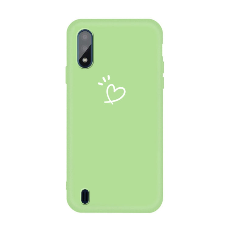 For Galaxy A01 Frosted Candy-Colored Ultra-thin TPU Phone