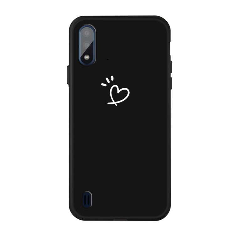 For Galaxy A01 Frosted Candy-Colored Ultra-thin TPU Phone