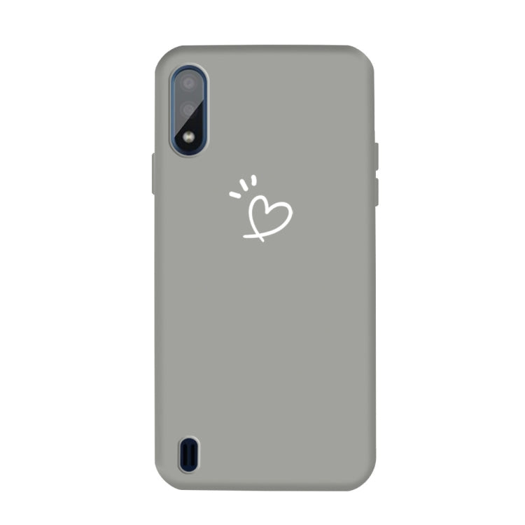 For Galaxy A01 Frosted Candy-Colored Ultra-thin TPU Phone