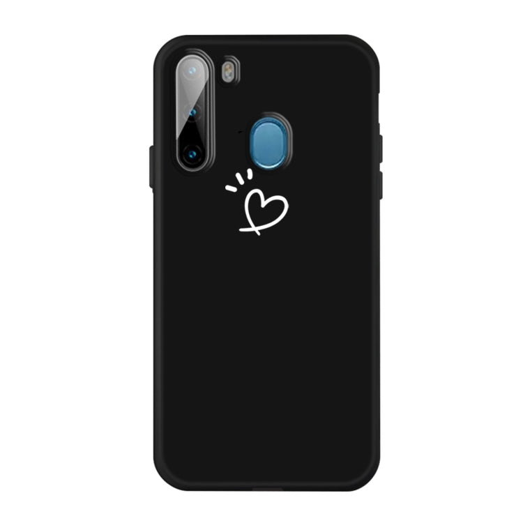 For Galaxy A21 Frosted Candy-Colored Ultra-thin TPU Phone