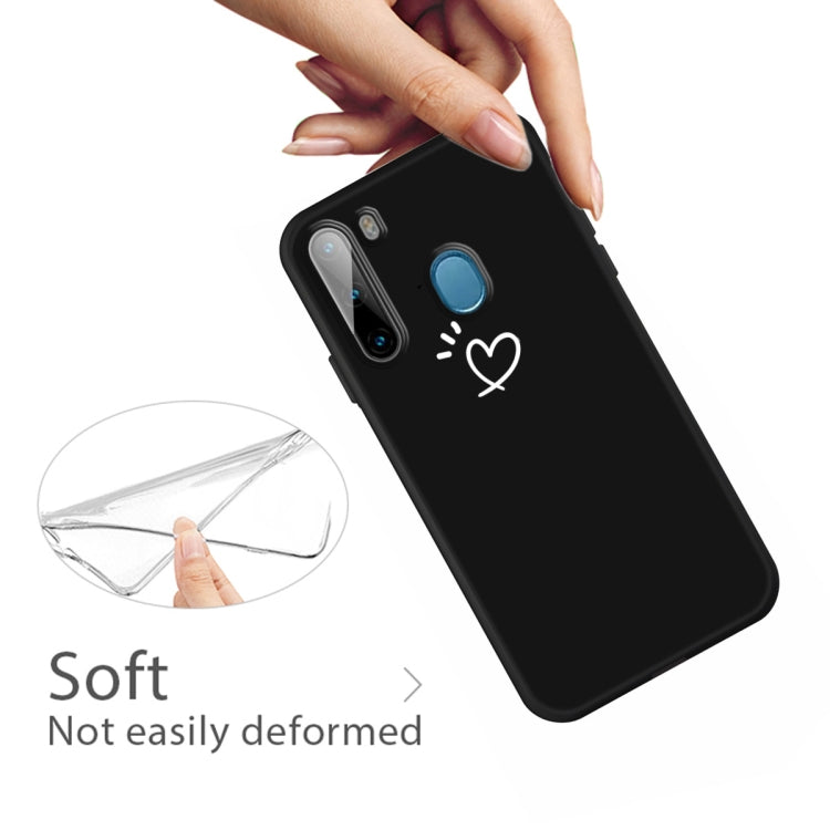 For Galaxy A21 Frosted Candy-Colored Ultra-thin TPU Phone