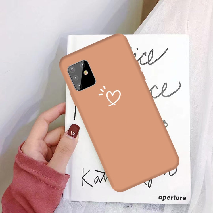 For Galaxy A81 / Note 10 Lite Frosted Candy-Colored Ultra-thin TPU Phone