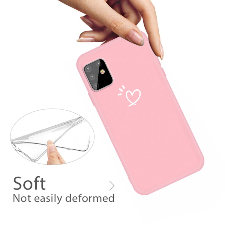 For Galaxy A81 / Note 10 Lite Frosted Candy-Colored Ultra-thin TPU Phone
