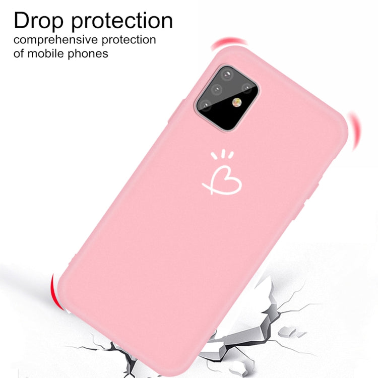 For Galaxy A81 / Note 10 Lite Frosted Candy-Colored Ultra-thin TPU Phone