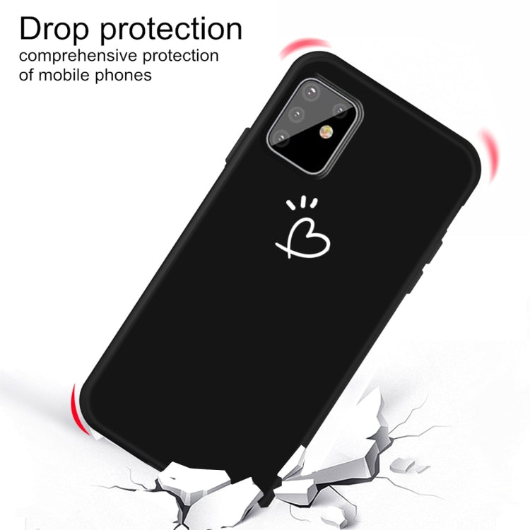 For Galaxy A81 / Note 10 Lite Frosted Candy-Colored Ultra-thin TPU Phone