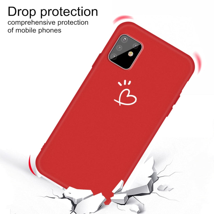 For Galaxy A81 / Note 10 Lite Frosted Candy-Colored Ultra-thin TPU Phone