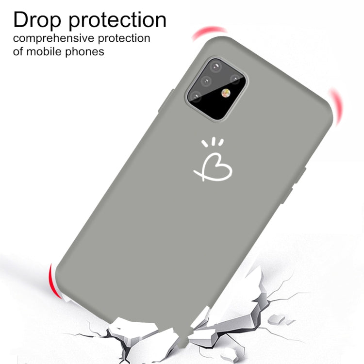 For Galaxy A81 / Note 10 Lite Frosted Candy-Colored Ultra-thin TPU Phone