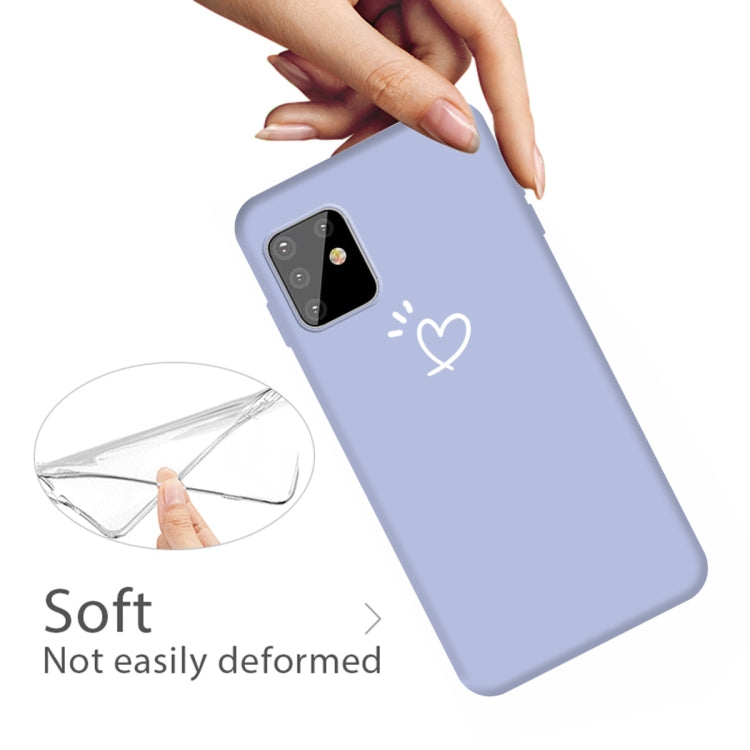 For Galaxy A81 / Note 10 Lite Frosted Candy-Colored Ultra-thin TPU Phone