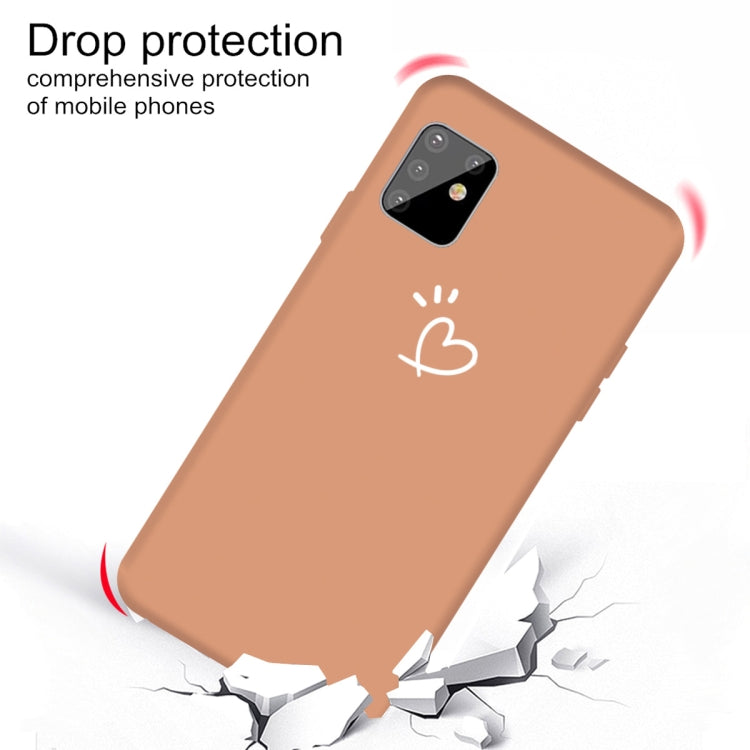 For Galaxy M60s Frosted Candy-Colored Ultra-thin TPU Phone