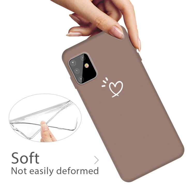 For Galaxy M60s Frosted Candy-Colored Ultra-thin TPU Phone