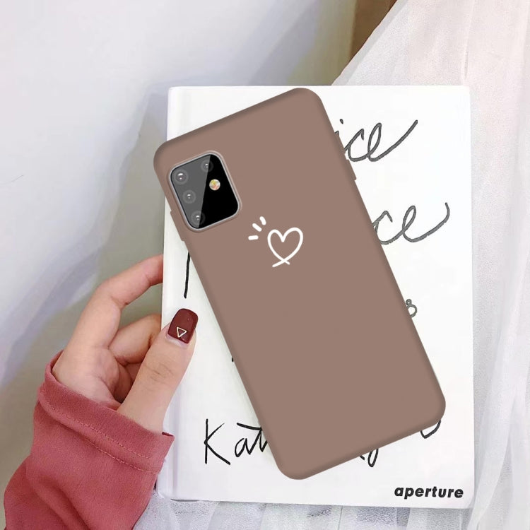 For Galaxy M60s Frosted Candy-Colored Ultra-thin TPU Phone