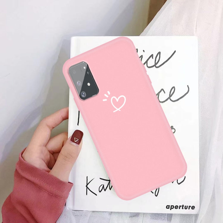 For Galaxy A91 / S10 Lite Frosted Candy-Colored Ultra-thin TPU Phone