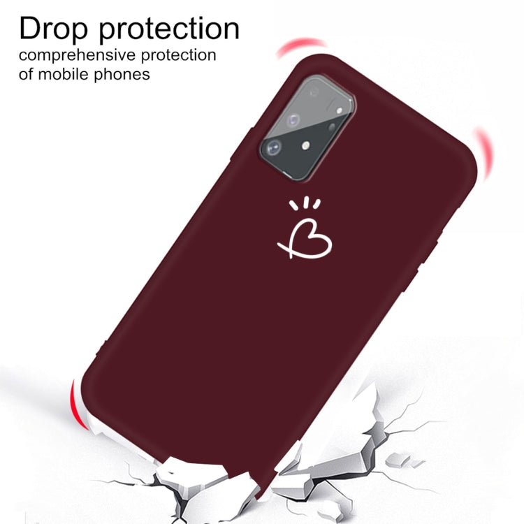 For Galaxy A91 / S10 Lite Frosted Candy-Colored Ultra-thin TPU Phone