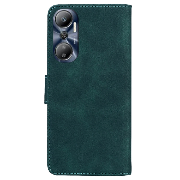 For Infinix Hot 20 Skin Feel Pure Color Flip Leather Phone Case