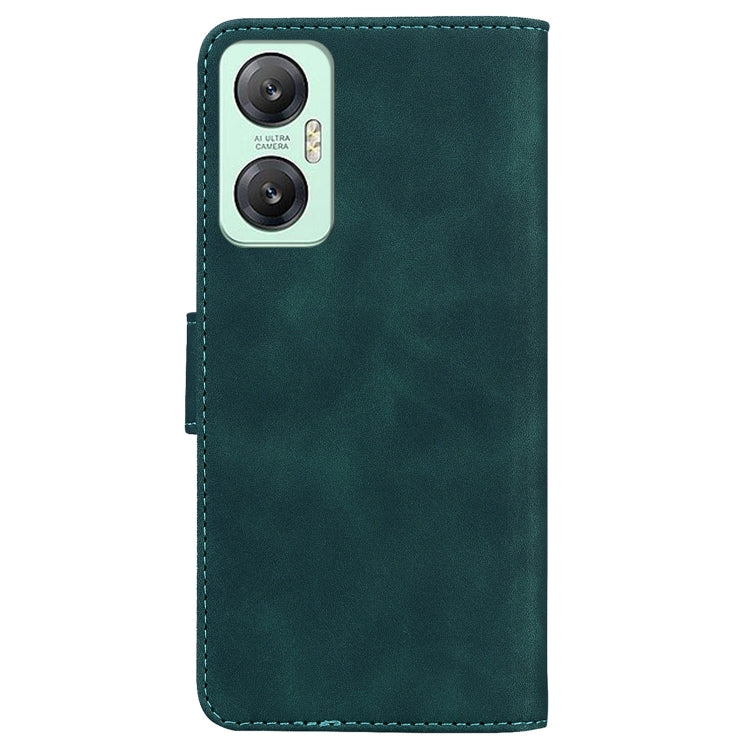 For Infinix Hot 20 5G Skin Feel Pure Color Flip Leather Phone Case